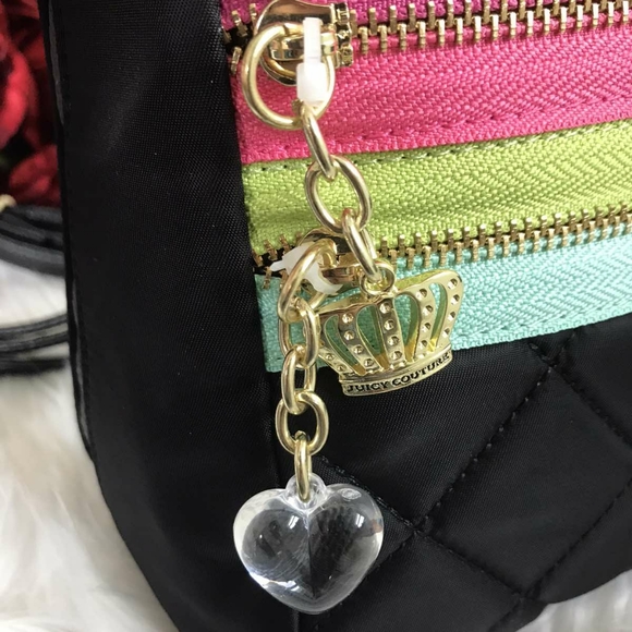 NWT JUICY COUTURE MULTI ZIP BACKPACK SHOULDER BAG main image 4